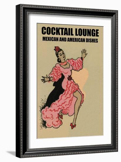 Cocktail Lounge-null-Framed Art Print