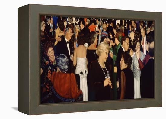 Cocktail Party II-Dale Kennington-Framed Premier Image Canvas