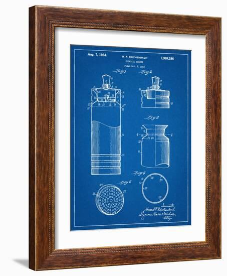 Cocktail Shaker Construction Patent-null-Framed Art Print