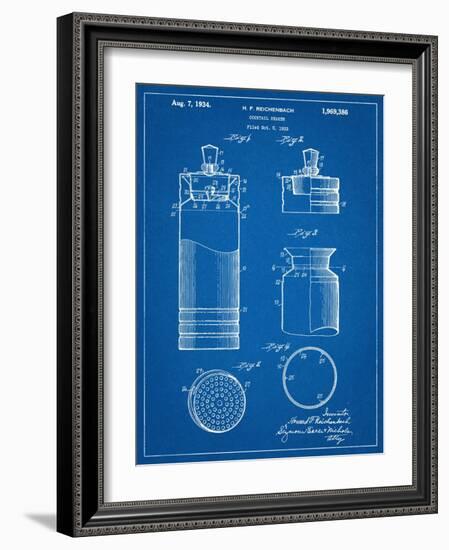 Cocktail Shaker Construction Patent-null-Framed Art Print