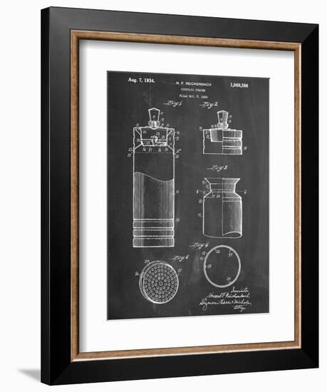 Cocktail Shaker Construction Patent-null-Framed Art Print