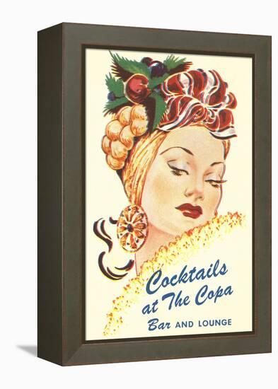 Cocktails at the Copa, Latin Bombshell, Graphics-null-Framed Stretched Canvas