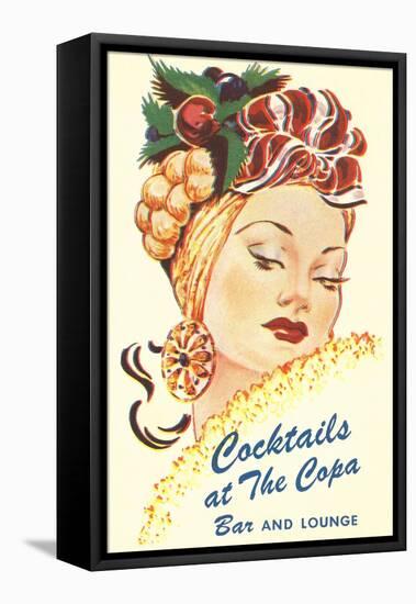 Cocktails at the Copa, Latin Bombshell, Graphics-null-Framed Stretched Canvas