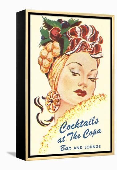 Cocktails at the Copa, Latin Bombshell, Graphics-null-Framed Stretched Canvas