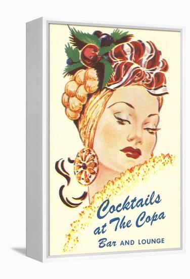 Cocktails at the Copa, Latin Bombshell, Graphics-null-Framed Stretched Canvas