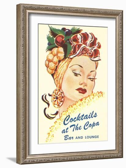 Cocktails at the Copa, Latin Bombshell, Graphics-null-Framed Art Print