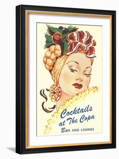 Cocktails at the Copa, Latin Bombshell, Graphics-null-Framed Art Print