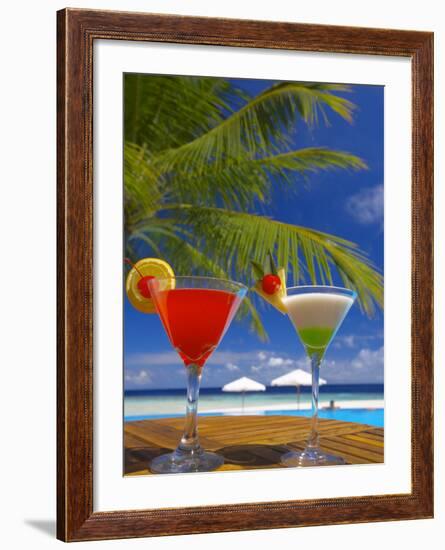 Cocktails by the Pool-Papadopoulos Sakis-Framed Photographic Print