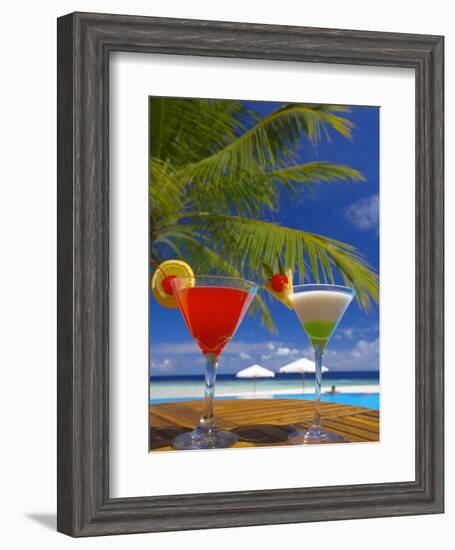 Cocktails by the Pool-Papadopoulos Sakis-Framed Photographic Print