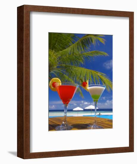 Cocktails by the Pool-Papadopoulos Sakis-Framed Photographic Print