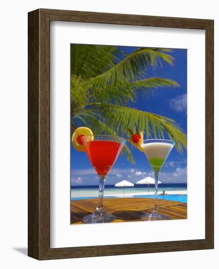 Cocktails by the Pool-Papadopoulos Sakis-Framed Photographic Print