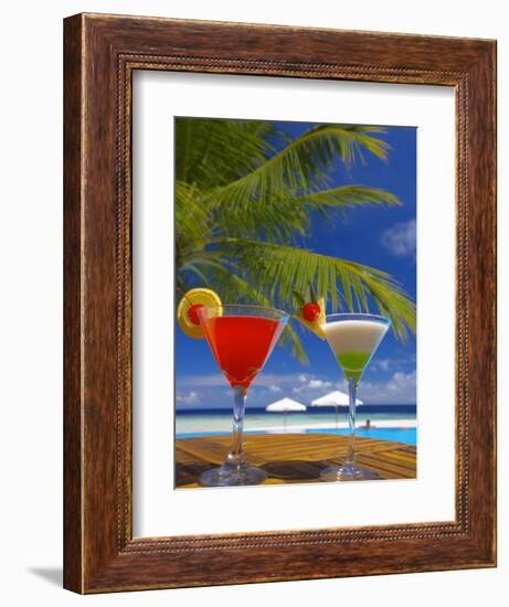 Cocktails by the Pool-Papadopoulos Sakis-Framed Photographic Print