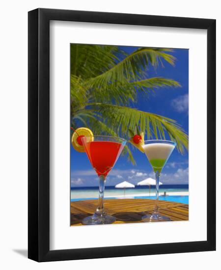 Cocktails by the Pool-Papadopoulos Sakis-Framed Photographic Print