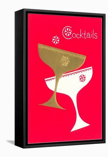 Cocktails-null-Framed Stretched Canvas