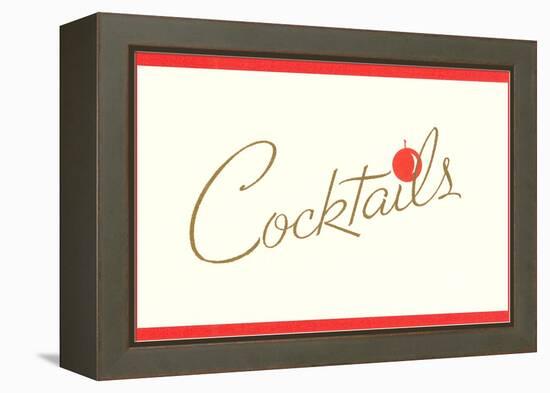 Cocktails-null-Framed Stretched Canvas