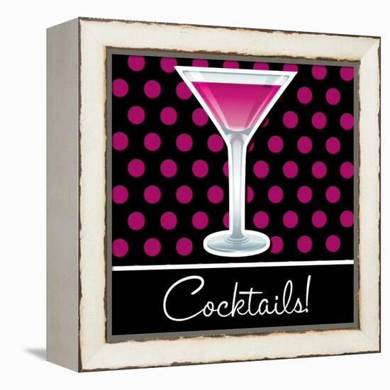 Cocktails!-Piccola-Framed Stretched Canvas