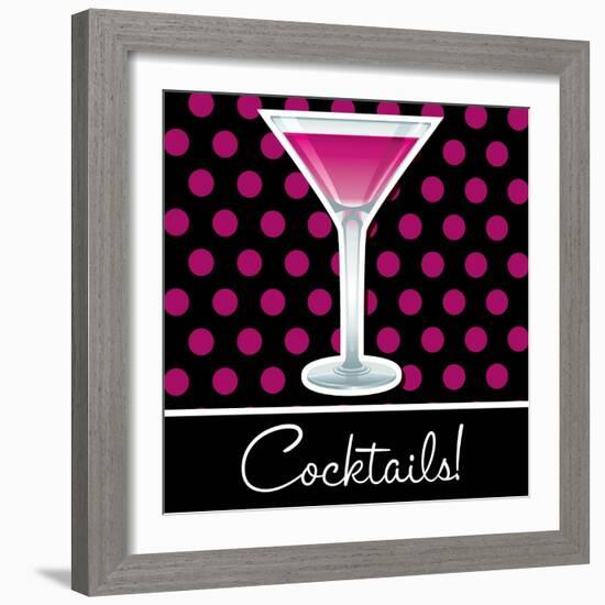 Cocktails!-Piccola-Framed Art Print