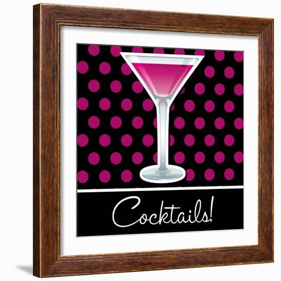 Cocktails!-Piccola-Framed Art Print