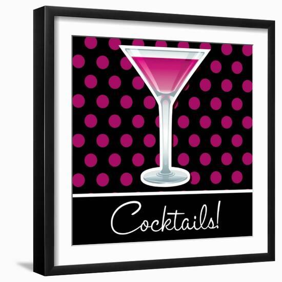 Cocktails!-Piccola-Framed Art Print