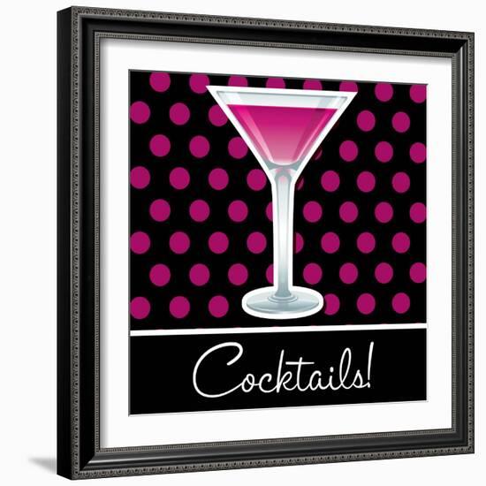 Cocktails!-Piccola-Framed Art Print