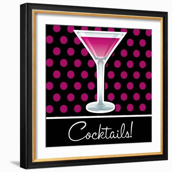 Cocktails!-Piccola-Framed Art Print