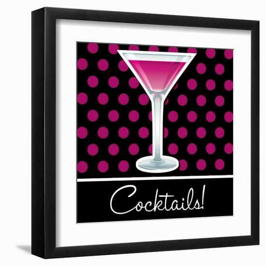 Cocktails!-Piccola-Framed Art Print