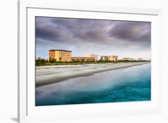 Cocoa Beach, Florida Beachfront Hotels and Resorts.-SeanPavonePhoto-Framed Photographic Print