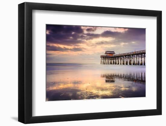 Cocoa Beach, Florida, USA at the Pier.-SeanPavonePhoto-Framed Photographic Print