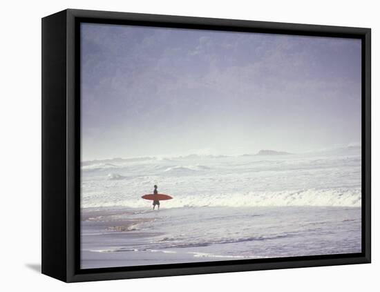 Cocoa Beach Surfer, Florida, USA-Stuart Westmoreland-Framed Premier Image Canvas