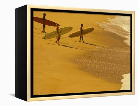 Cocoa Beach Surfer, Florida, USA-Stuart Westmoreland-Framed Premier Image Canvas