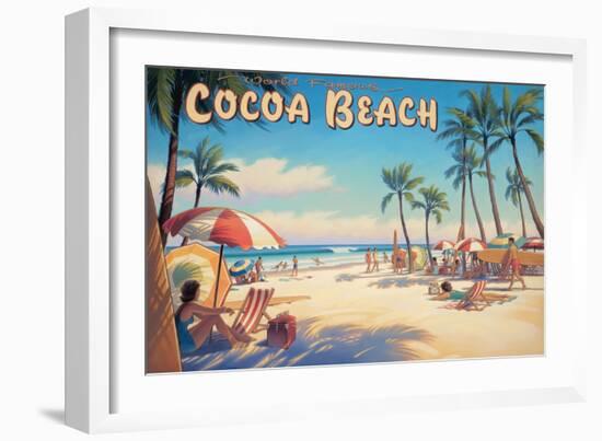 Cocoa Beach-Kerne Erickson-Framed Premium Giclee Print