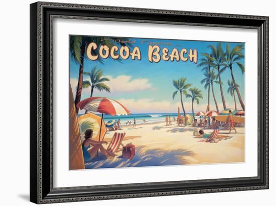 Cocoa Beach-Kerne Erickson-Framed Premium Giclee Print