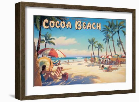 Cocoa Beach-Kerne Erickson-Framed Art Print