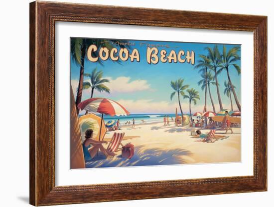 Cocoa Beach-Kerne Erickson-Framed Art Print