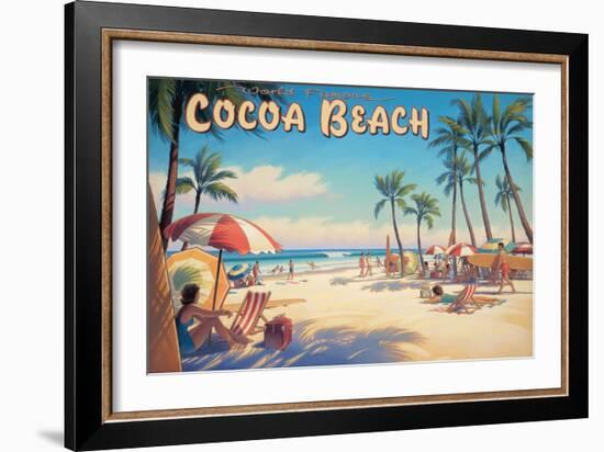 Cocoa Beach-Kerne Erickson-Framed Art Print