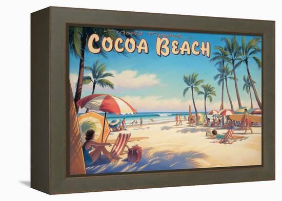 Cocoa Beach-Kerne Erickson-Framed Stretched Canvas