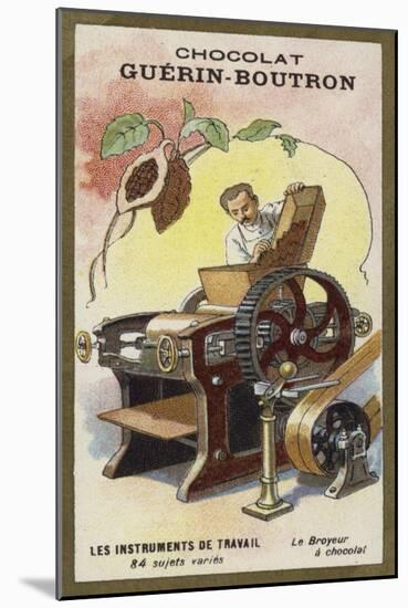 Cocoa Grinder-null-Mounted Giclee Print