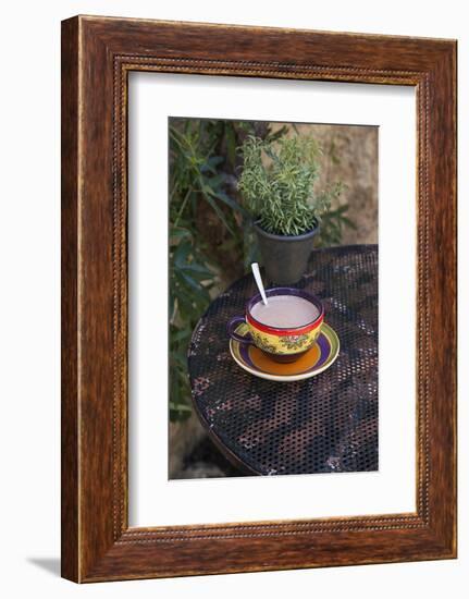 Cocoa in Coloured Cup-Andrea Haase-Framed Photographic Print