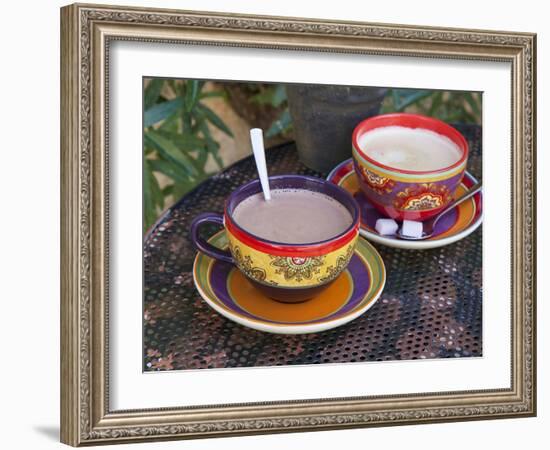 Cocoa in Coloured Cup-Andrea Haase-Framed Photographic Print