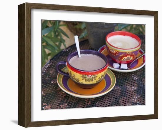 Cocoa in Coloured Cup-Andrea Haase-Framed Photographic Print