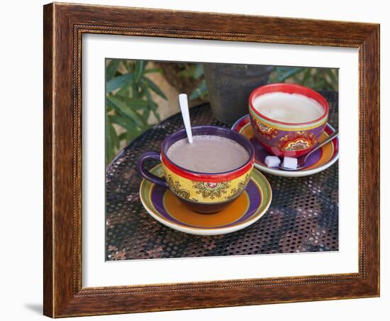 Cocoa in Coloured Cup-Andrea Haase-Framed Photographic Print