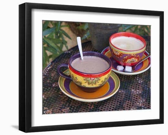 Cocoa in Coloured Cup-Andrea Haase-Framed Photographic Print