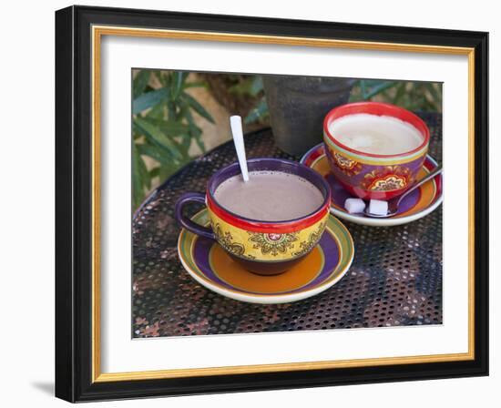 Cocoa in Coloured Cup-Andrea Haase-Framed Photographic Print