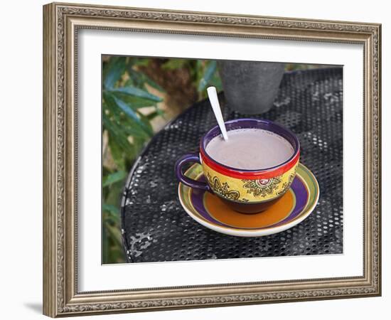 Cocoa in Coloured Cup-Andrea Haase-Framed Photographic Print