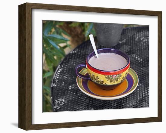 Cocoa in Coloured Cup-Andrea Haase-Framed Photographic Print