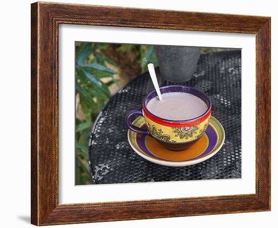 Cocoa in Coloured Cup-Andrea Haase-Framed Photographic Print