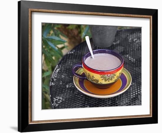 Cocoa in Coloured Cup-Andrea Haase-Framed Photographic Print