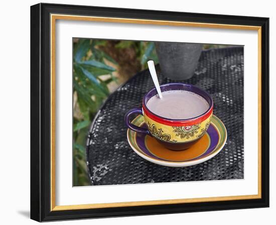 Cocoa in Coloured Cup-Andrea Haase-Framed Photographic Print