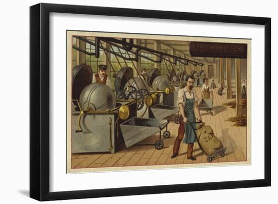 Cocoa Processing Plant-null-Framed Giclee Print