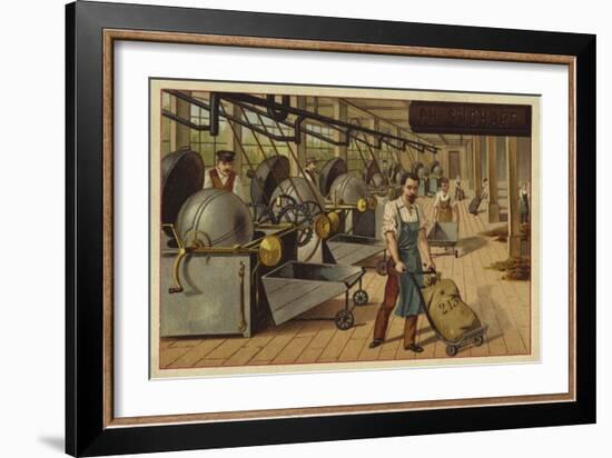 Cocoa Processing Plant-null-Framed Giclee Print